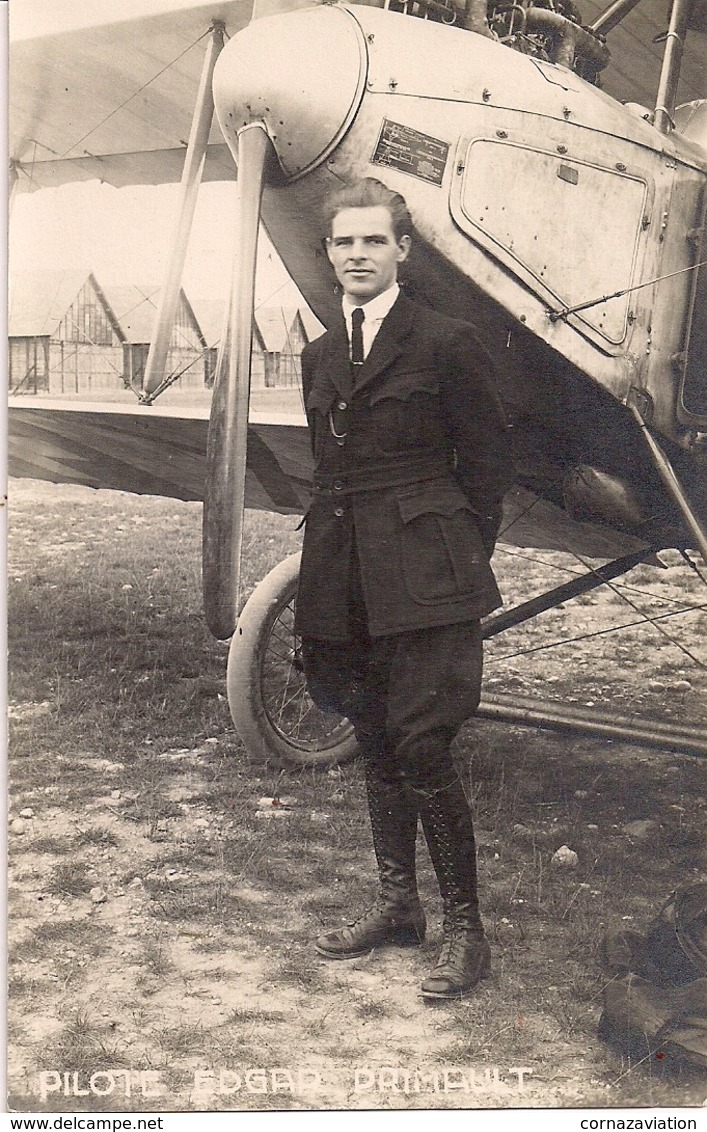 Aviation - Aviateur Militaire Suisse Edgar Primault - Aviateurs