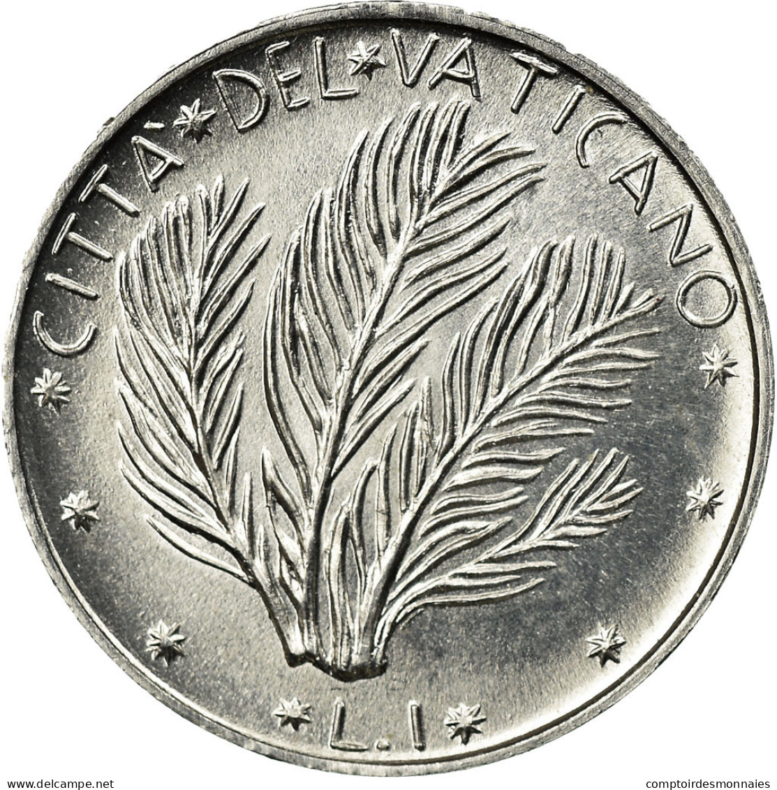 Monnaie, Cité Du Vatican, Paul VI, Lira, 1974, Roma, SPL, Aluminium, KM:116 - Vatican