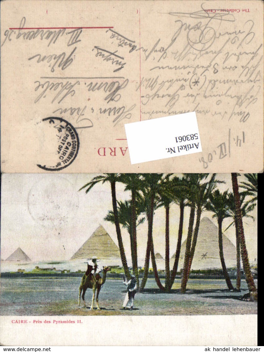 583061,Egypt Kairo Cairo Gizeh Pyramids - Sonstige & Ohne Zuordnung