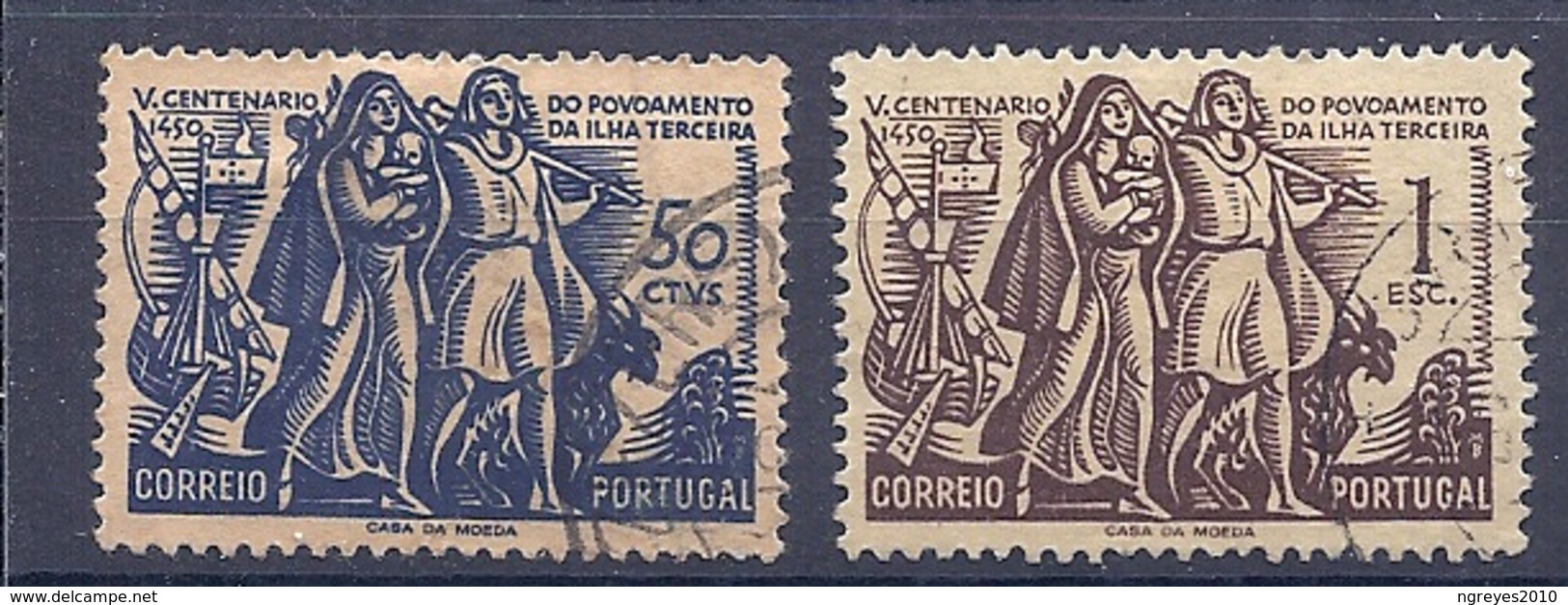 190031331   PORTUGAL  YVERT  Nº  748/9 - Usado