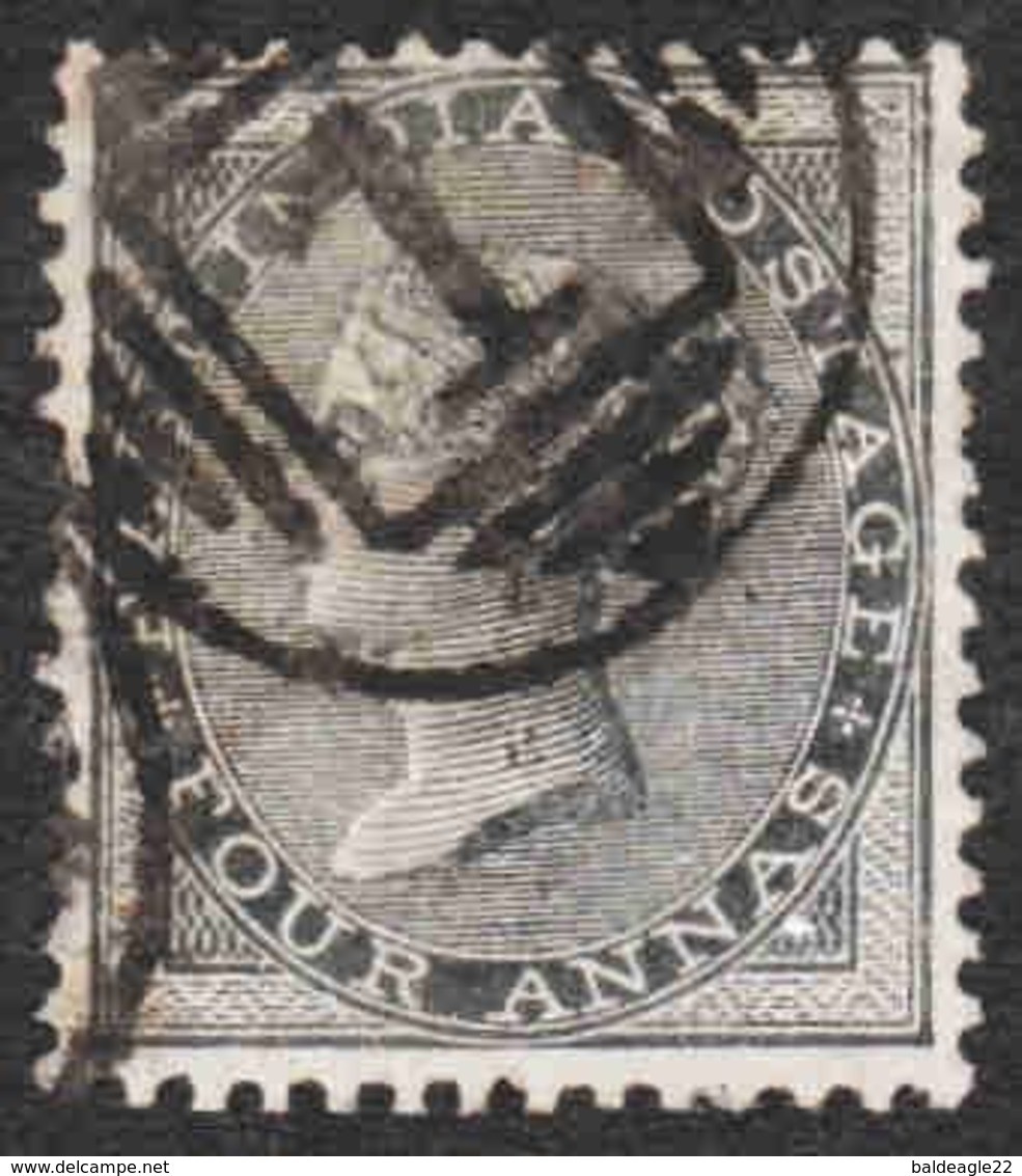 India - Scott #16 Used (1) - 1854 Compagnia Inglese Delle Indie