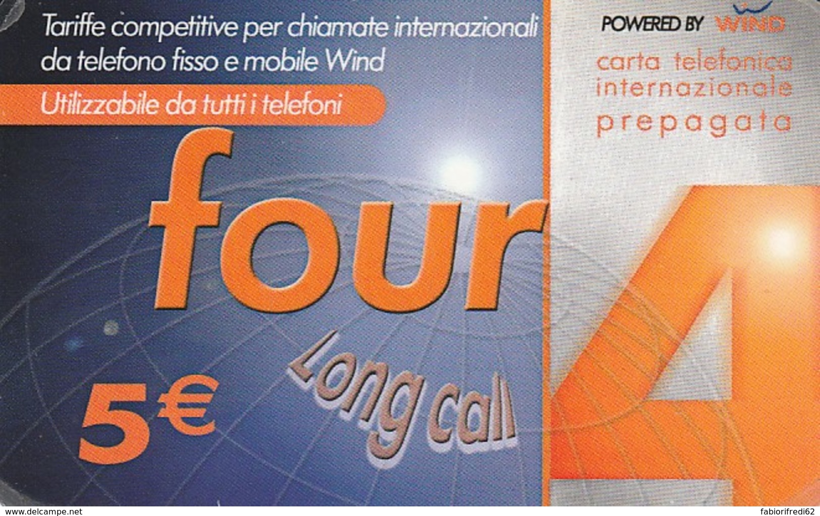 PREPAID PHONE CARD-WIND ITALIA (E43.38.1 - Schede GSM, Prepagate & Ricariche