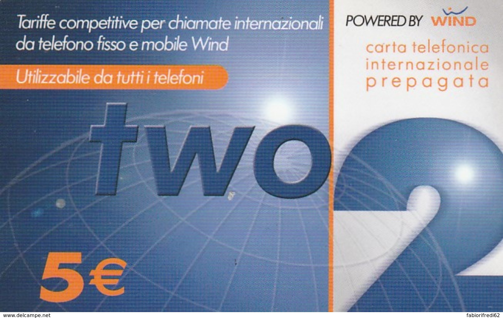 PREPAID PHONE CARD-WIND ITALIA (E43.38.5 - Schede GSM, Prepagate & Ricariche