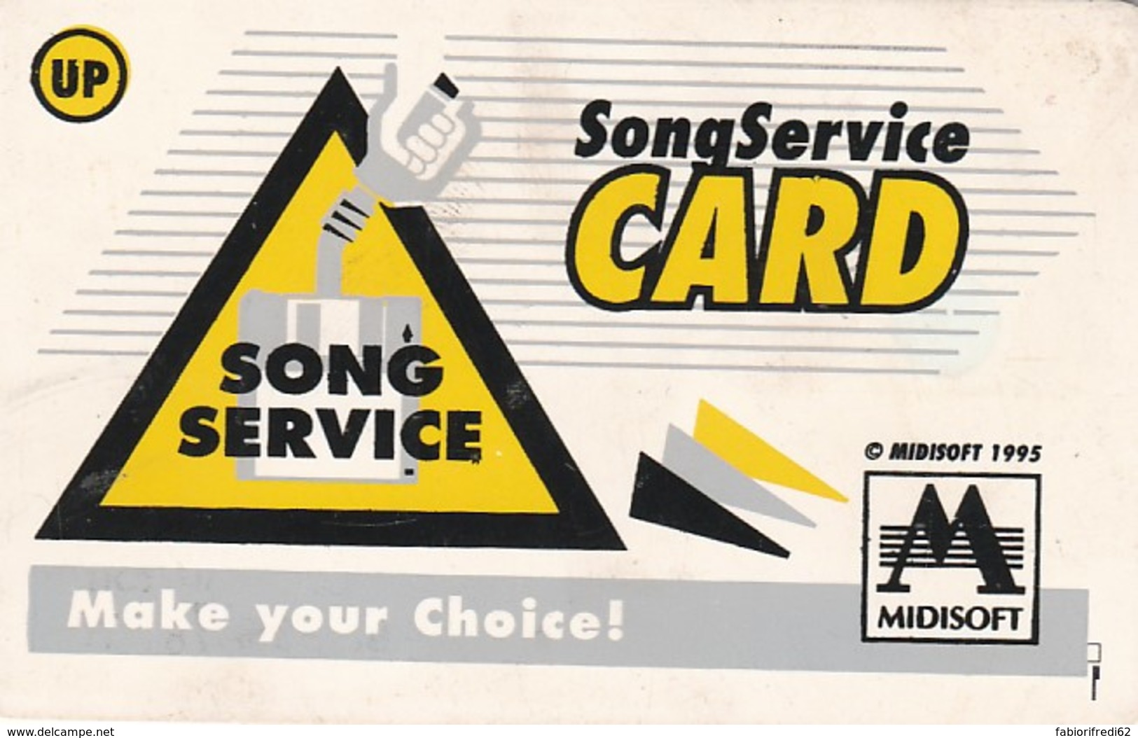 SONG SERVICE CARD 1995  (E43.62.2 - Altri & Non Classificati