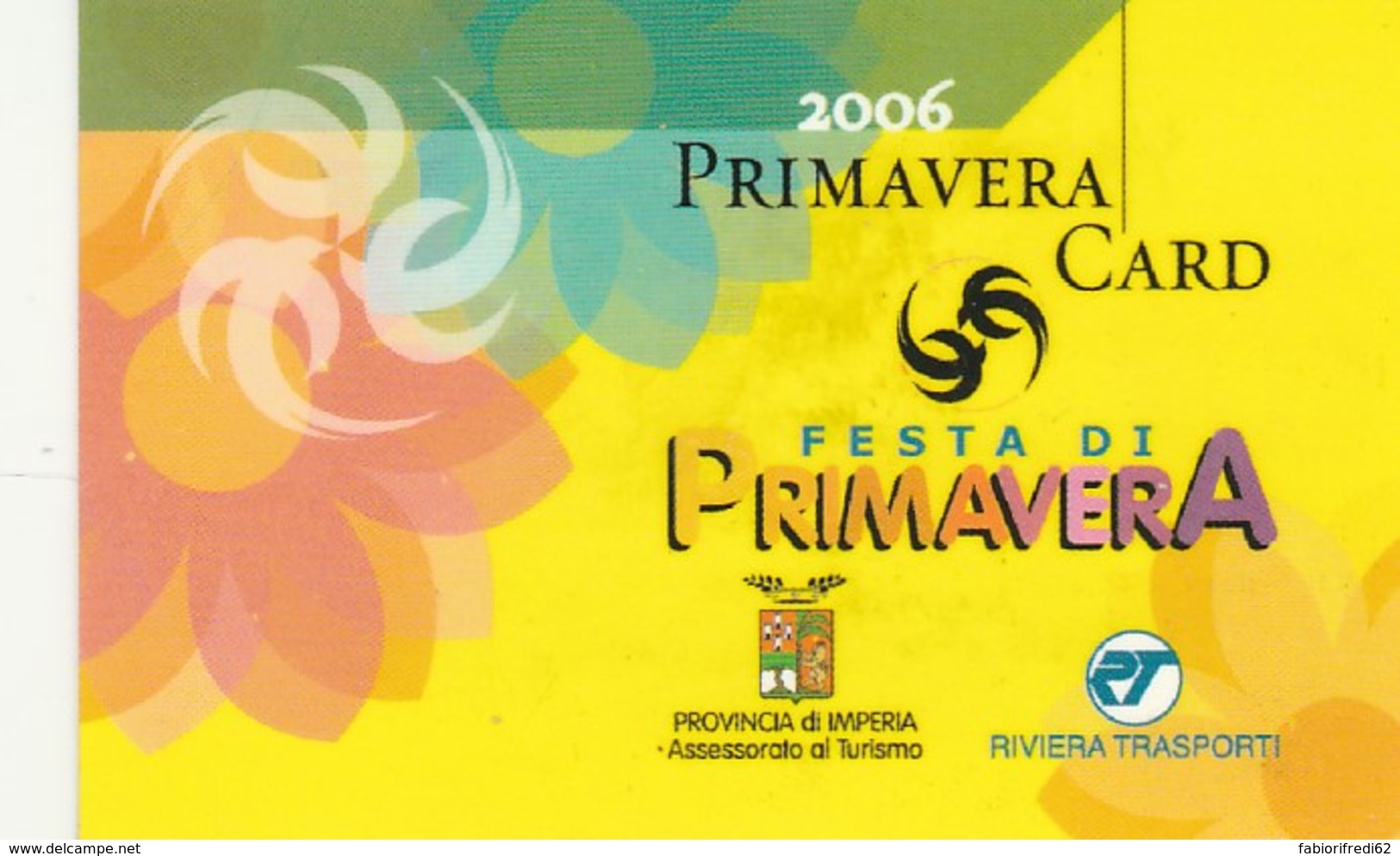 PRIMAVERA CARD -2006  (E43.63.2 - Biglietti D'ingresso