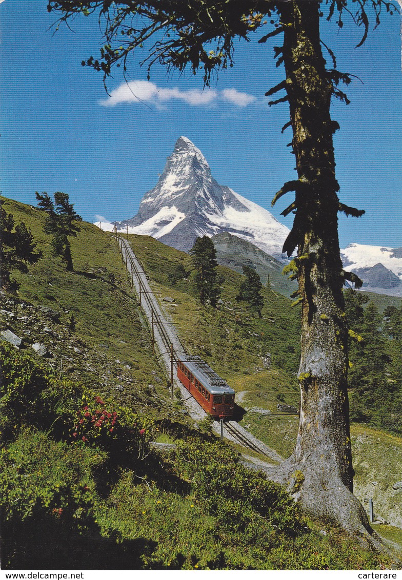 SUISSE,HELVETIA,SWISS,SWITZERLAND,SVIZZERA,SCHWEIZ,VALAIS,ZERMATT,GORNERGRAT,TRAIN - Zermatt