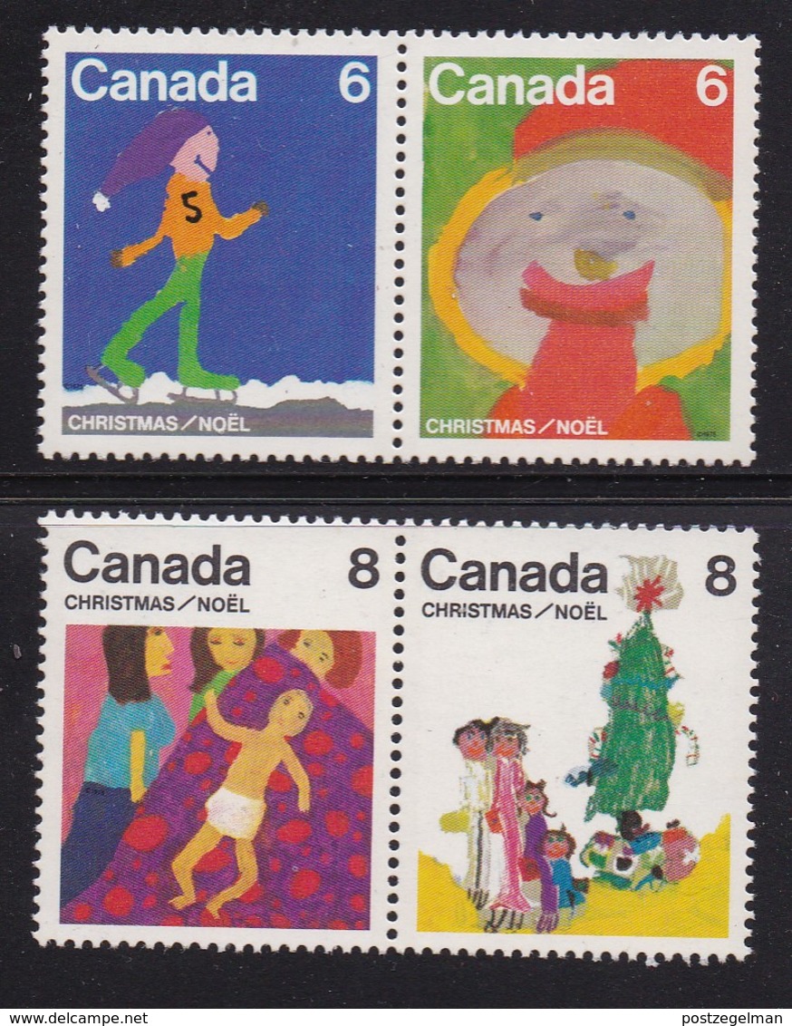 CANADA 1975 MNH Stamp(s) Christmas 610=615 # 5646, $ Va;uesonly, Thus Not Complete - Unused Stamps