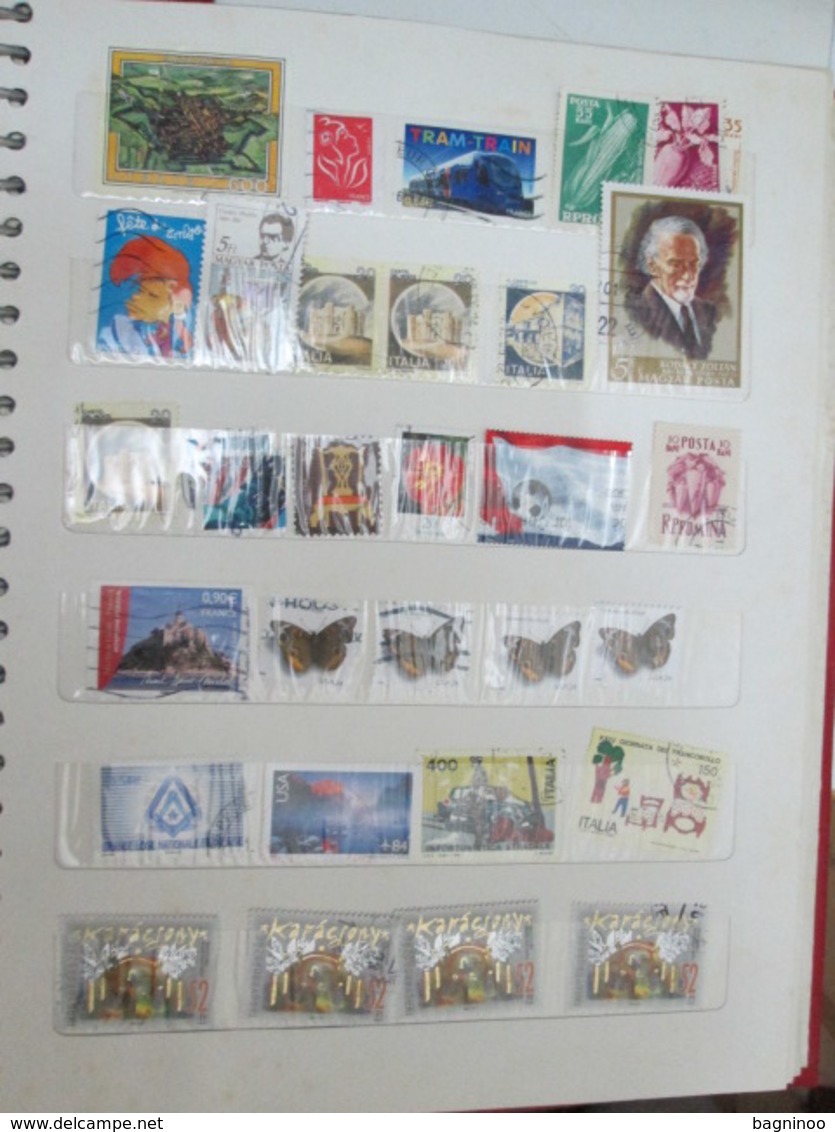 Lot Of ????????????????????? Stamps With Album - Lots & Kiloware (mixtures) - Max. 999 Stamps