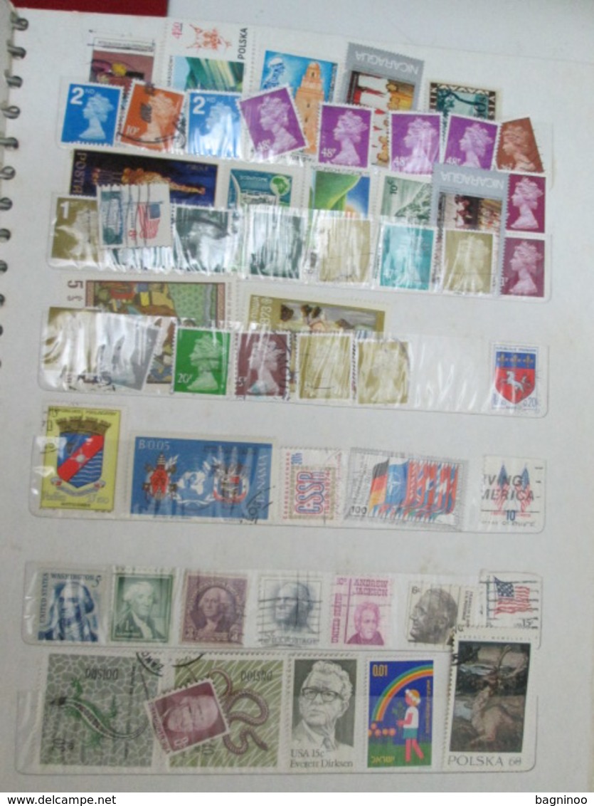 Lot Of ????????????????????? Stamps With Album - Lots & Kiloware (mixtures) - Max. 999 Stamps