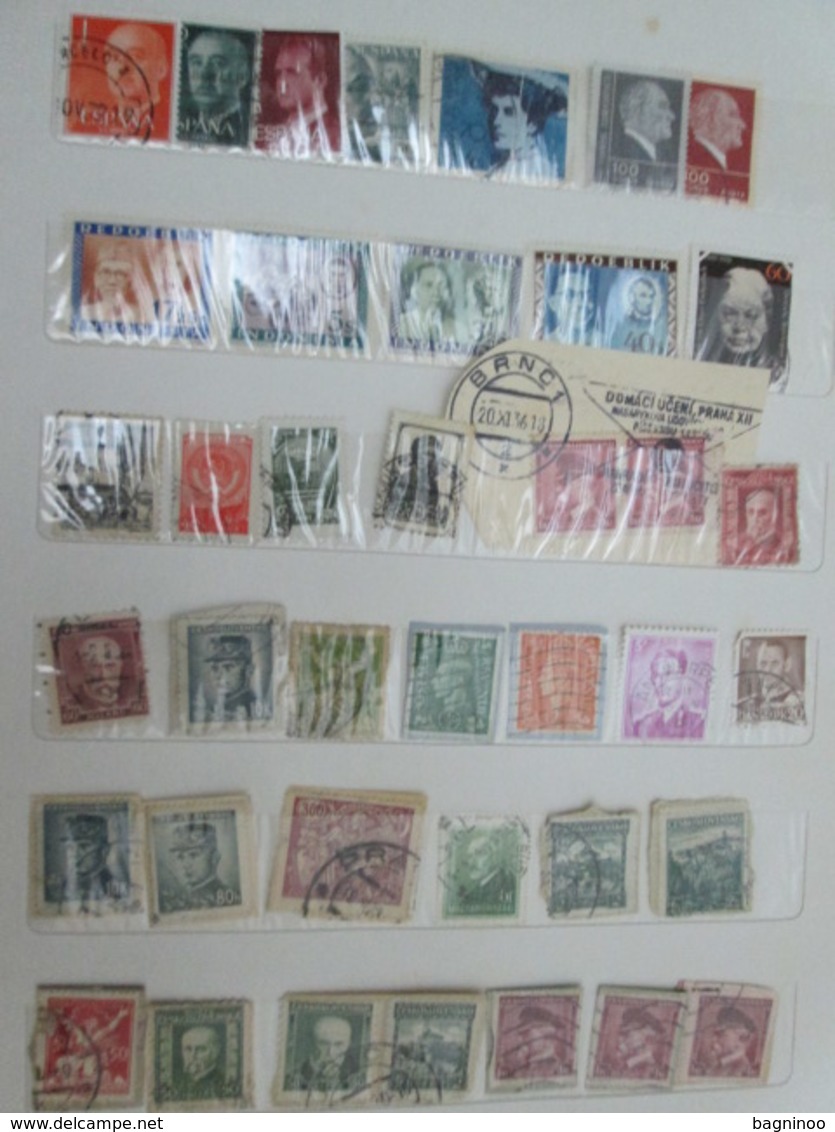 Lot of ????????????????????? stamps with album