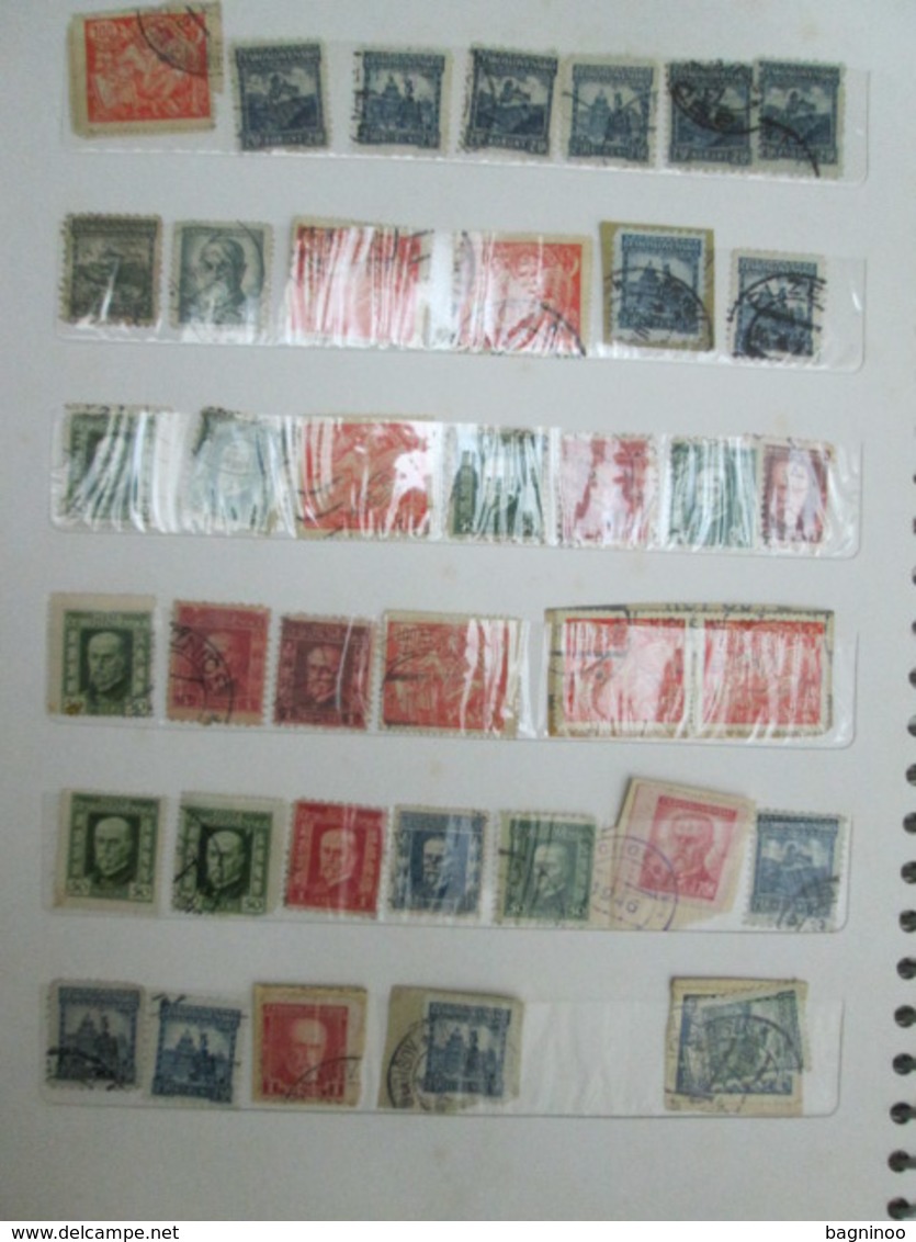 Lot of ????????????????????? stamps with album