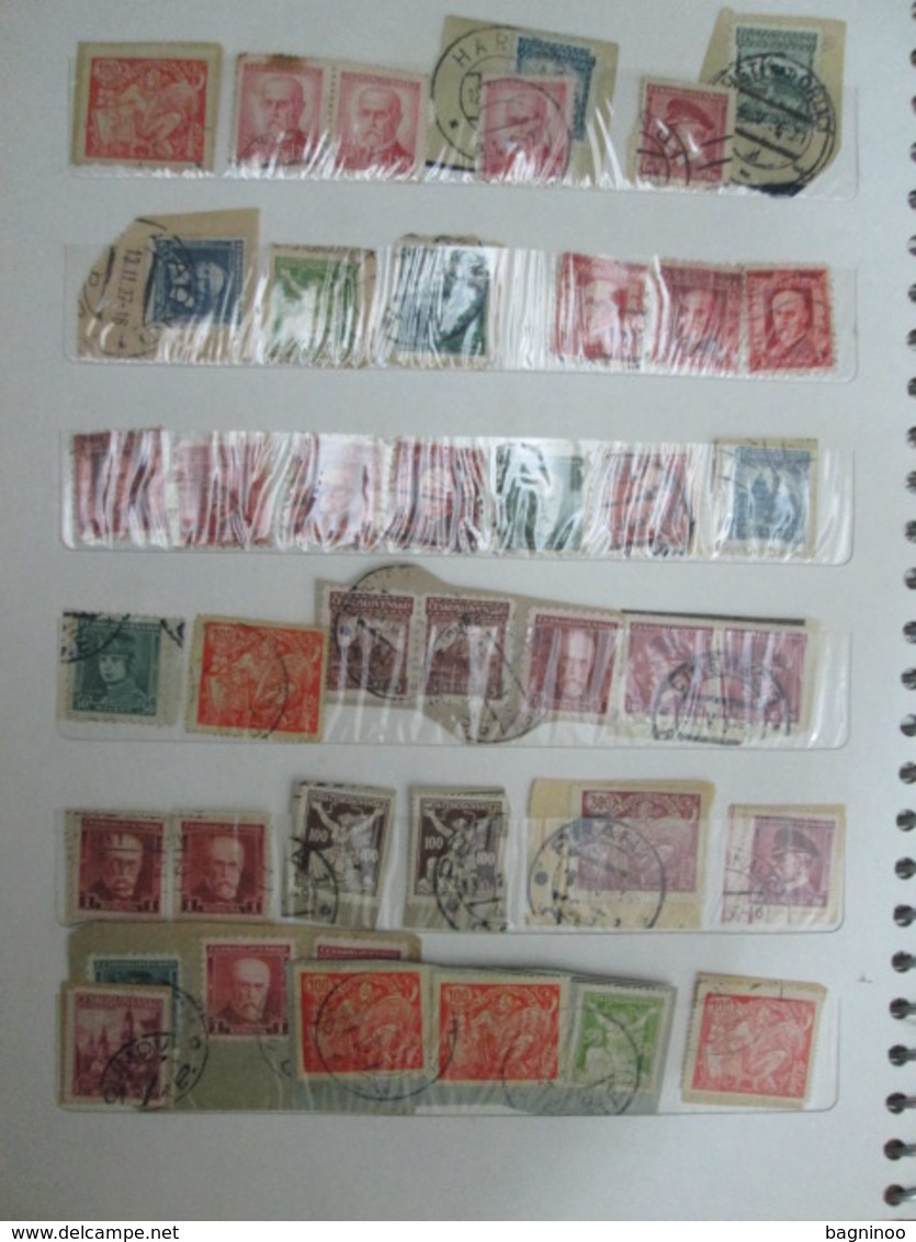 Lot of ????????????????????? stamps with album