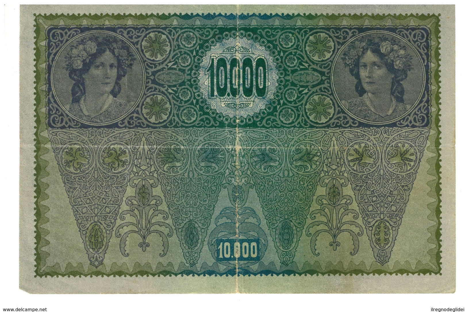 IMPERO AUSTRO UNGARICO - ANNO 1918 - 10.000 KRONEN - QUALITA' B - SERIALE 50114 - 1317 - WYSIWYG - Austria