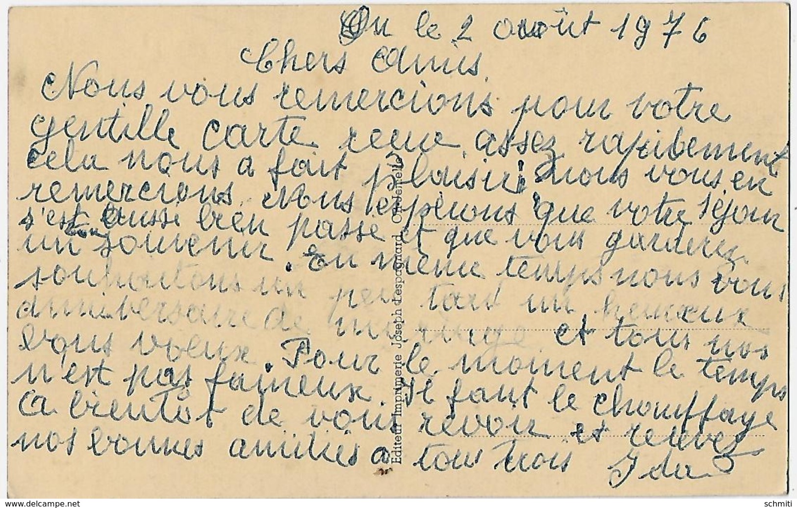 -ON -Maison Verdin-Lespagnard Et Route De Marche ,enfants Posant Devant La Maison , Carte écrite En - Andere & Zonder Classificatie