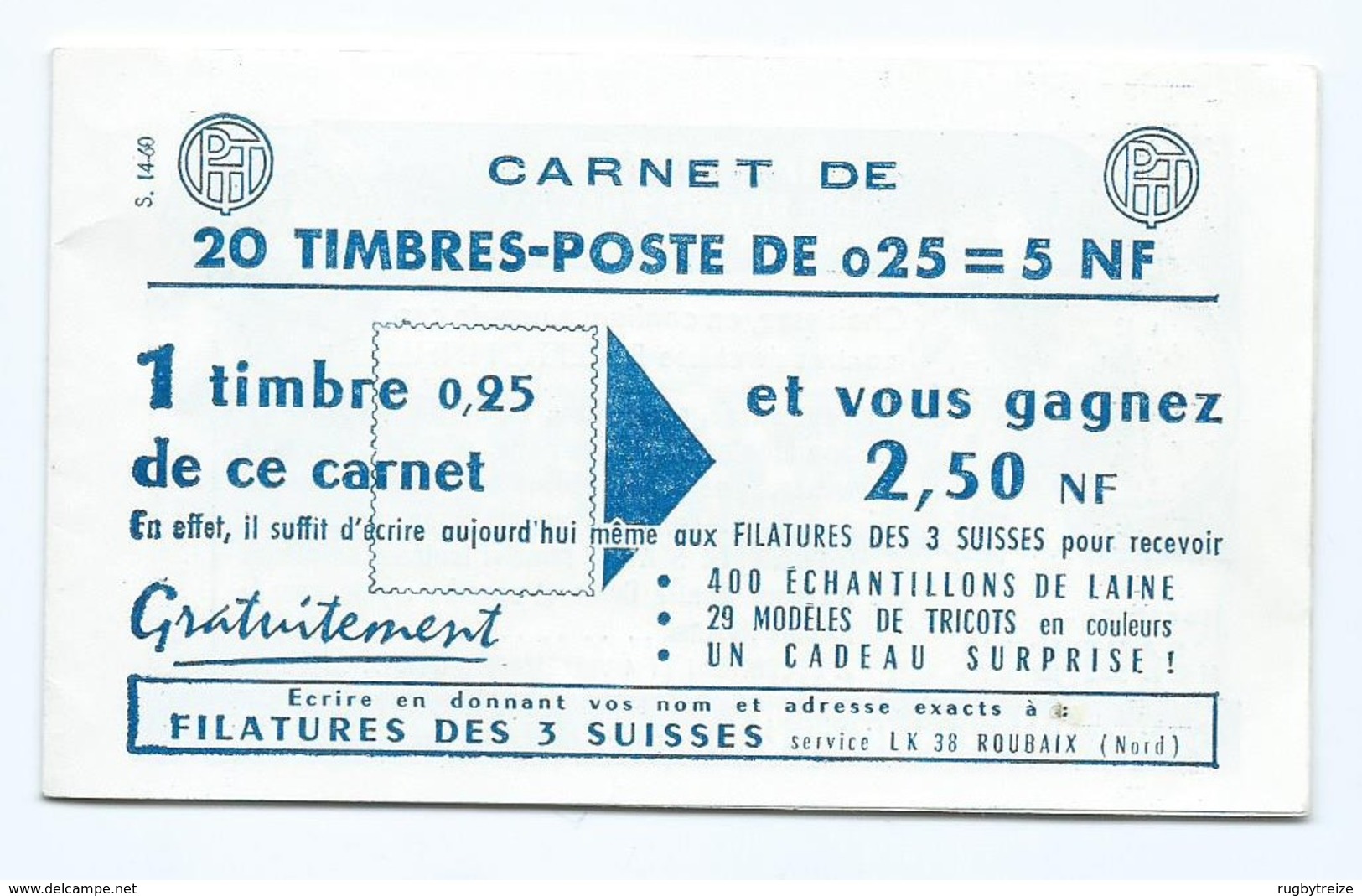 3081 - Couverture De Carnet VIDE - 3 SUISSES / IIRG / SATAM - Série 4.61 CALBERSON Société  Horlogerie Du Doubs - Autres & Non Classés