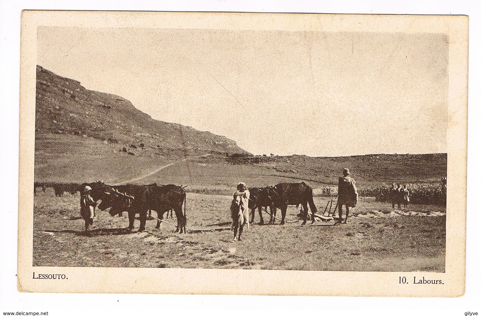 CPA.Afrique.Lessouto (Lesotho)  Labours.    (F.207) - Lesotho