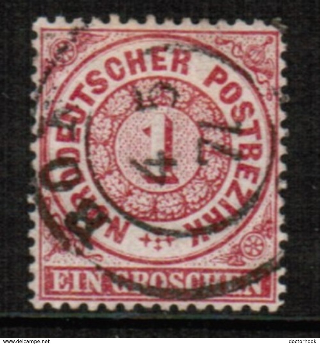 NORTH GERMAN CONFEDERATION  Scott # 4 VF USED (Stamp Scan # 471) - Other & Unclassified