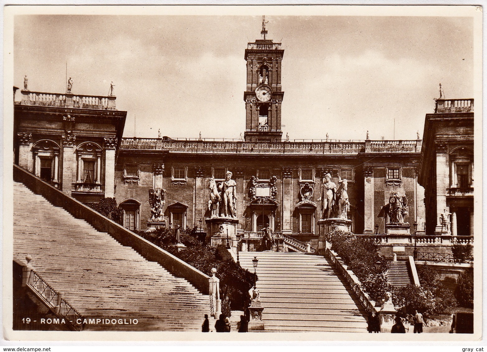 ROMA, CAMPIDOGLIO, Unused Real Photo, Vera Fotografia Postcard [23078] - Other Monuments & Buildings