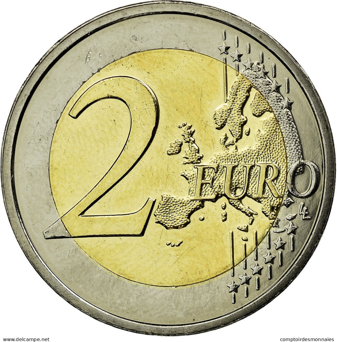 Malte, 2 Euro, E.M.U., 10th Anniversary, 2009, SUP, Bi-Metallic, KM:134 - Malta