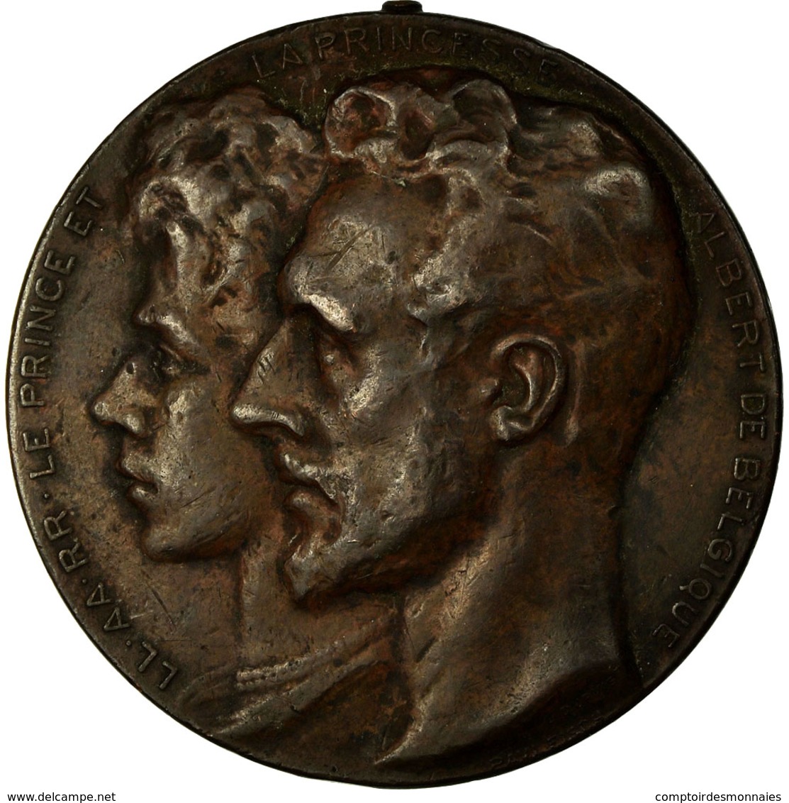 Belgique, Médaille, Landbouwe Comice, Kemmel-Yper, Veeprijskamp, 1909 - Autres & Non Classés