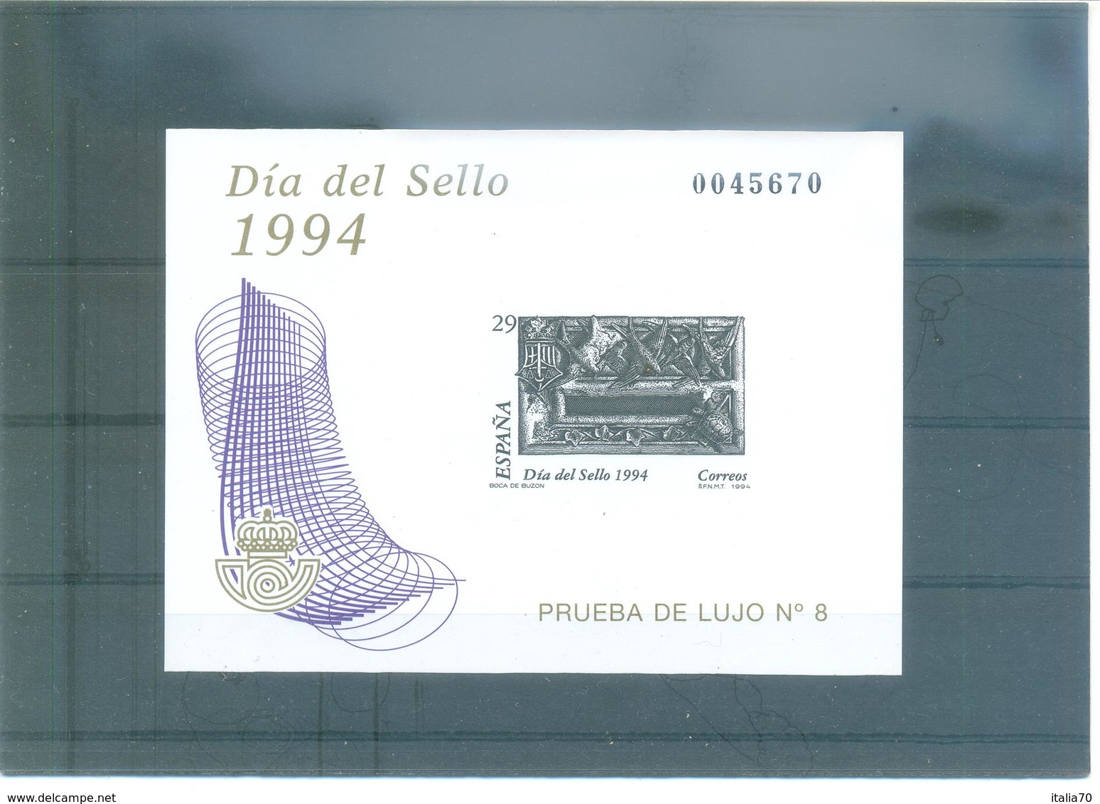 ESPAÑA PRUEBA Nº 31  DIA DEL SELLO 1994  EDIFIL - Essais & Réimpressions