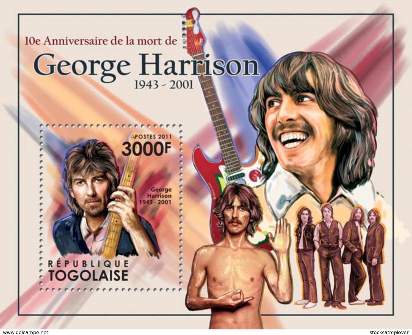 Togo  2011   George Harrison, English Musician, Singer-songwriter, Music And Film Producer - Togo (1960-...)