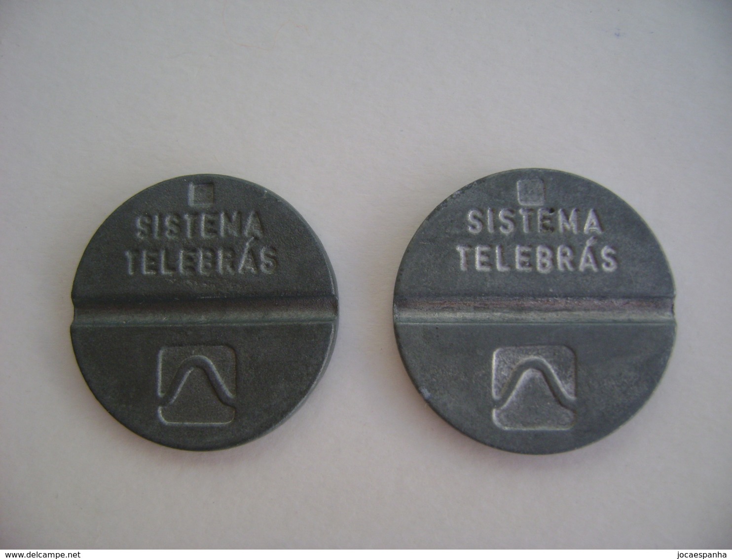 Brazil - 2 Telephones Tokens LOCAL 1994 And 1990 Companhia Telefonica De ? - Monedas / De Necesidad