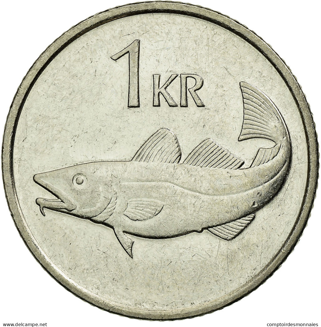 Monnaie, Iceland, Krona, 2007, TTB+, Nickel Plated Steel, KM:27A - Islande