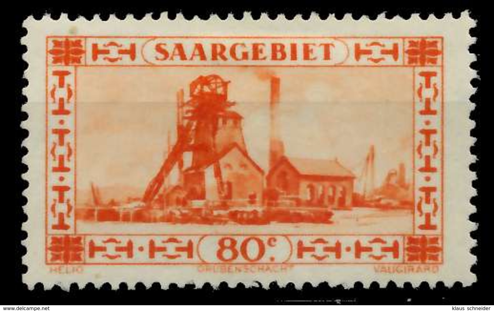 SAARGEBIET 1926 Nr 116 Ungebraucht X78B2D2 - Ungebraucht