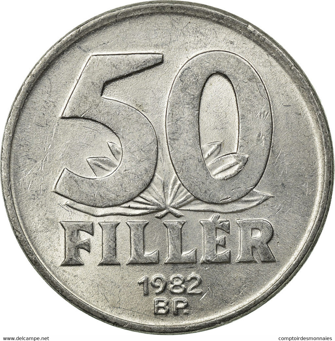 Monnaie, Hongrie, 50 Fillér, 1982, Budapest, TTB, Aluminium, KM:574 - Hongrie