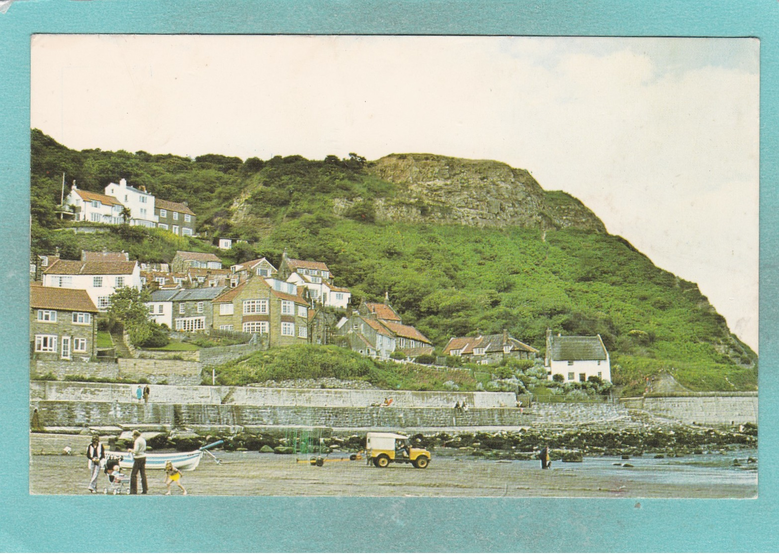 Small Post Card Of Runswick Bay Nr.Whitby,Yorkshire,N70. - Whitby