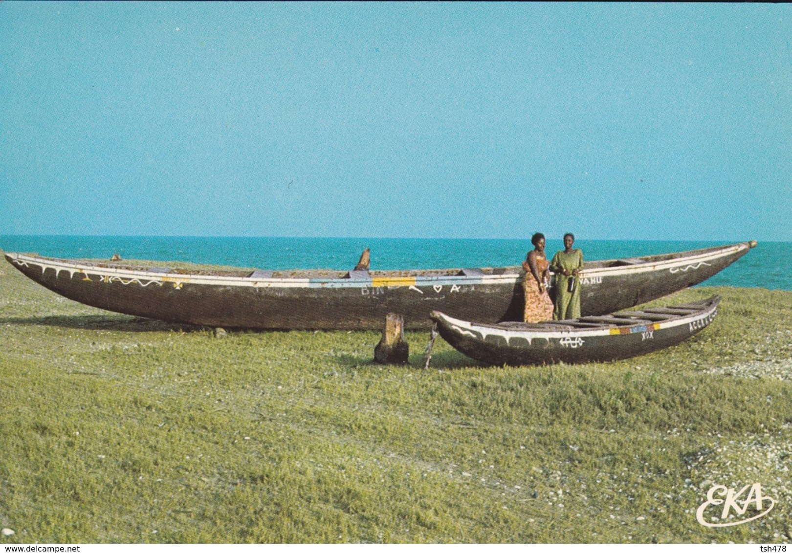 TOGO---Barques De Pêche Traditionnelle---voir 2 Scans - Togo
