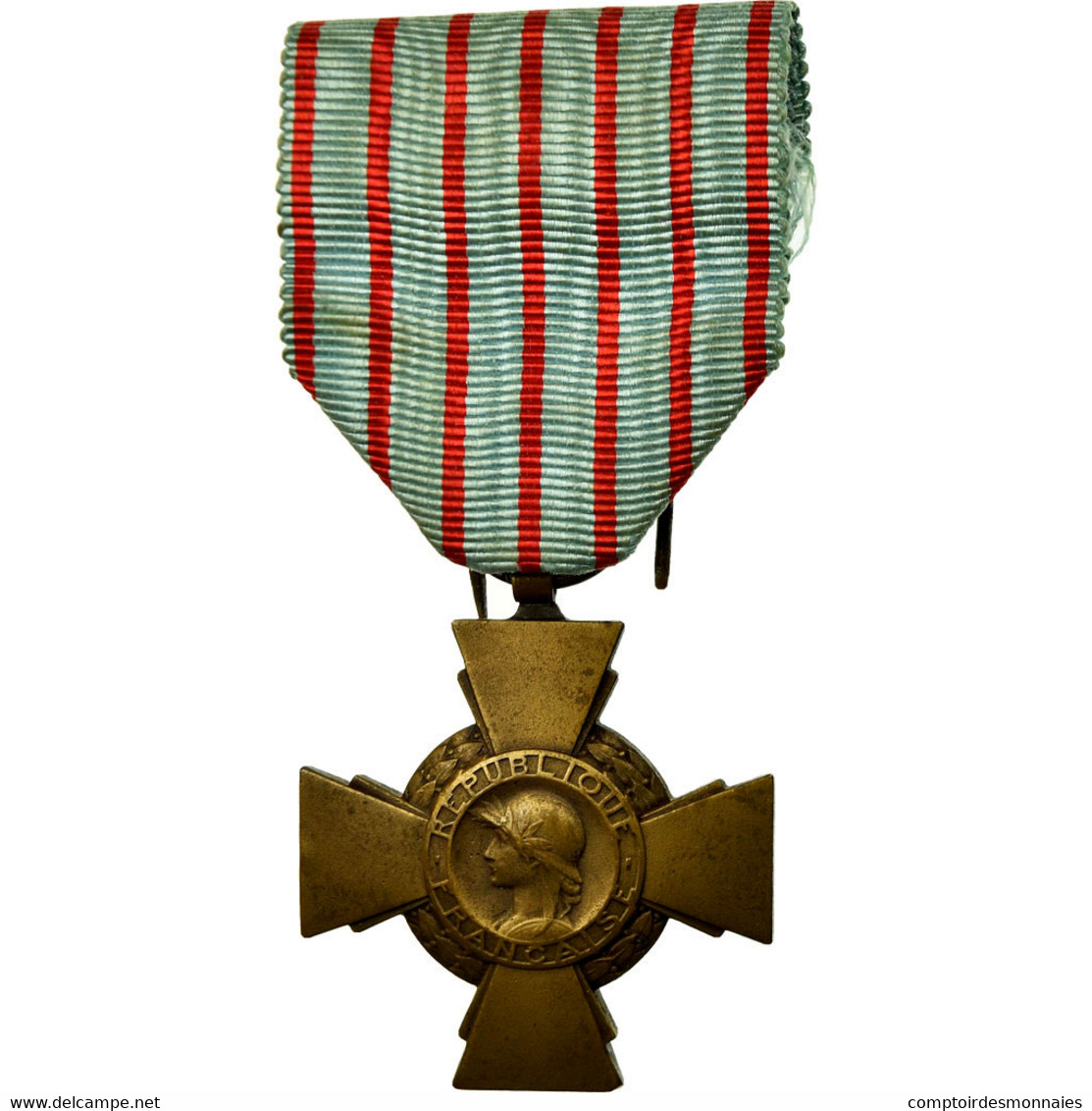 France, Croix Du Combattant, Médaille, Très Bon état, Bronze, 36 - Autres & Non Classés