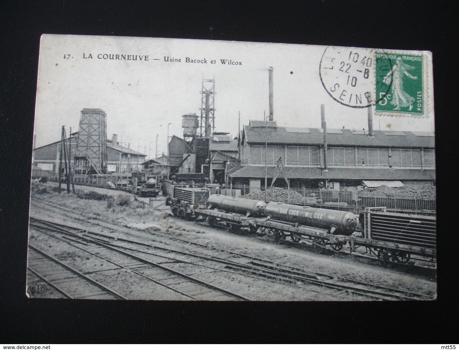 La Courneuve Train Usine Bacok Et Wilcox - La Courneuve