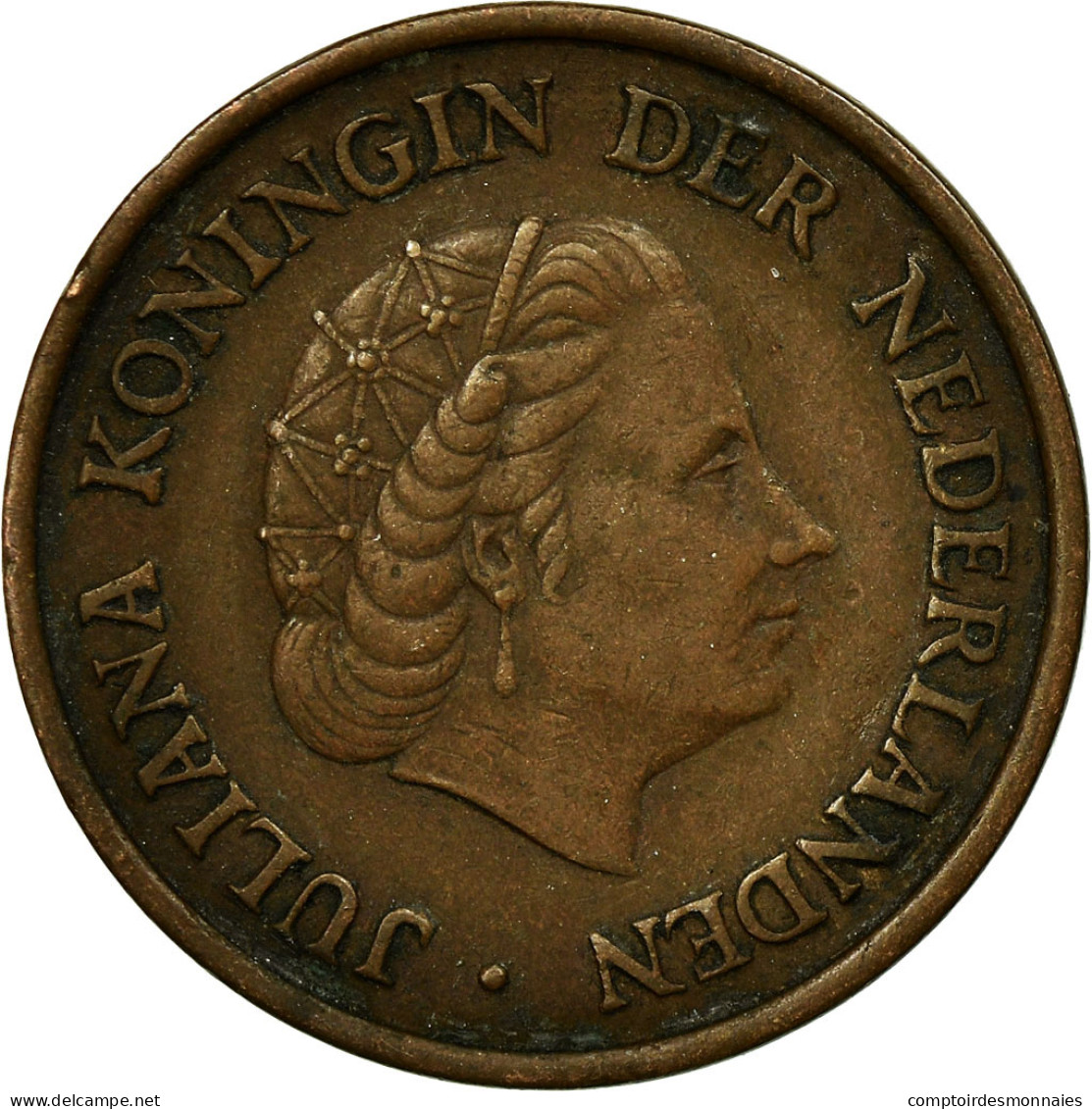 Monnaie, Pays-Bas, Juliana, 5 Cents, 1952, TTB, Bronze, KM:181 - 5 Cent