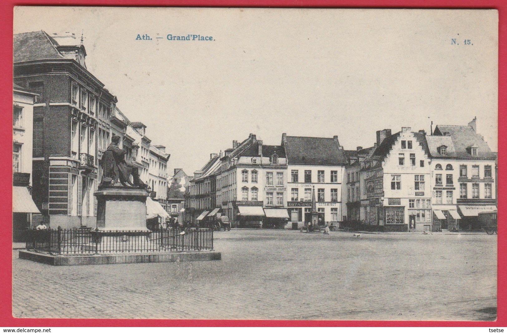 Ath - Grand'Place -1907 ( Voir Verso ) - Ath