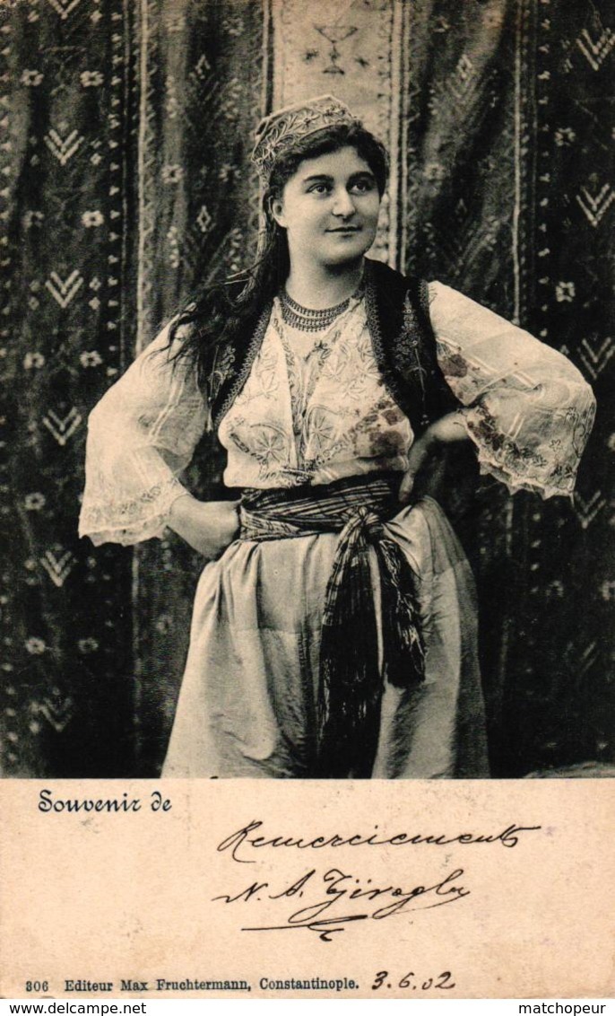 TURQUIE - SOUVENIR DE CONSTANTINOPLE - FEMME - Turquie