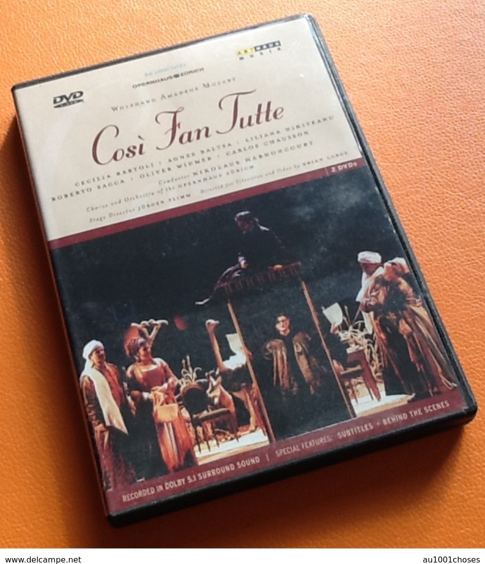 DVD Wolfgang Amadeus Mozart Cosi Fan Futte (2000) Arthaus Musik - Autres & Non Classés