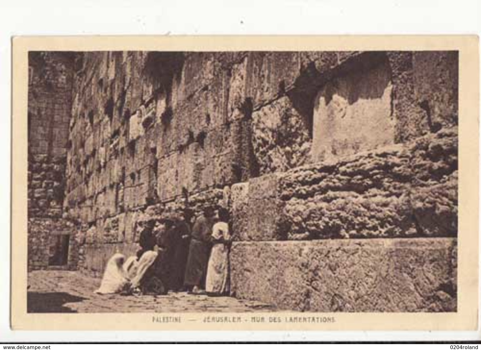CPA Palestine -  Jérusalem - Mur Des Lamentations : Achat Immédiat - Palestine