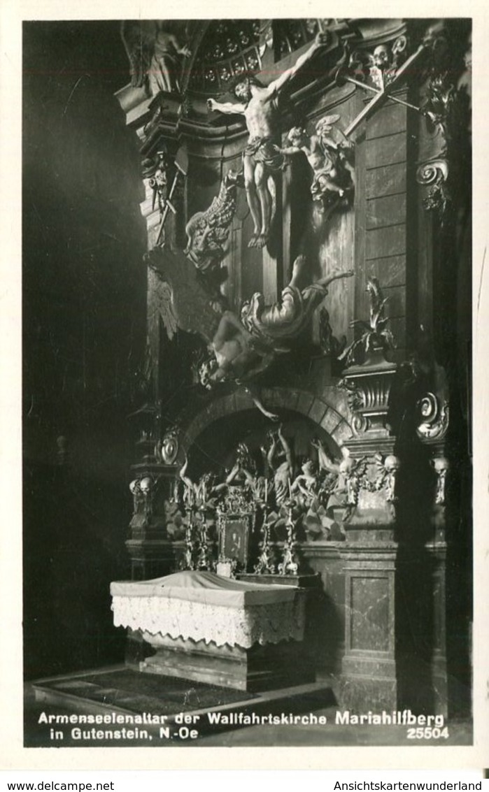 007126  Armenseelenaltar Der Wallfahrtskirche Mariahilfberg In Gutenstein  1949 - Gutenstein