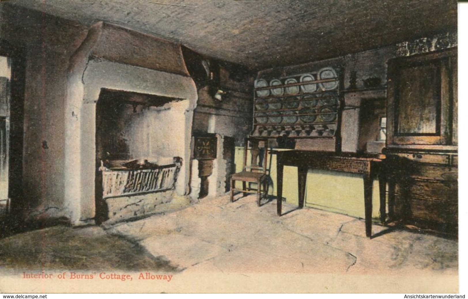 007134  Interior Of Burns Cottage, Alloway - Ayrshire