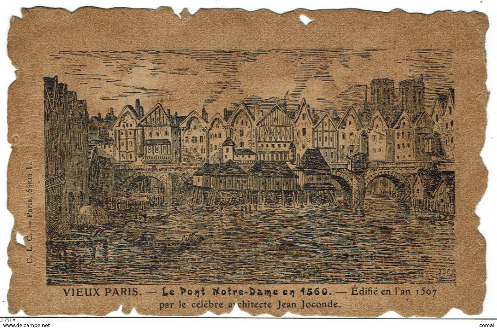 CPA - 75 - PARIS - VIEUX PARIS - Le Pont Notre Dame En 1560  - Précurseur - Andere Monumenten, Gebouwen