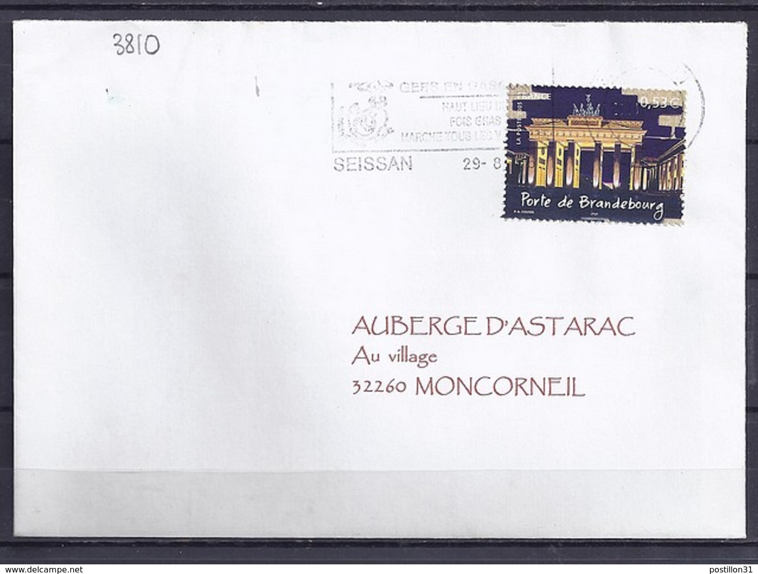 TP N°3810  SUR LETTRE DE 2005 - 1961-....