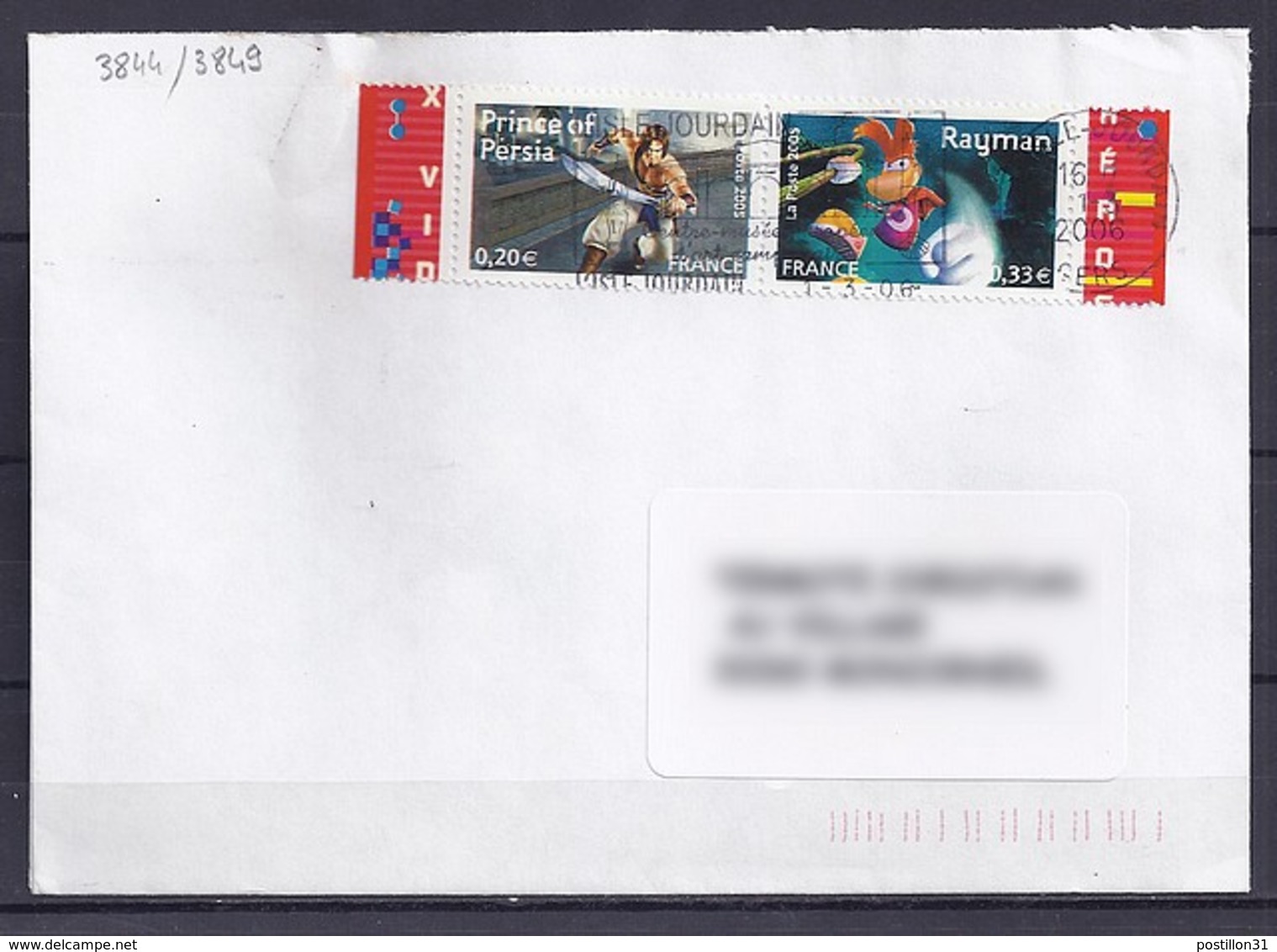 TP N° 3844/49 SUR LETTRE DE 2006 - 1961-....