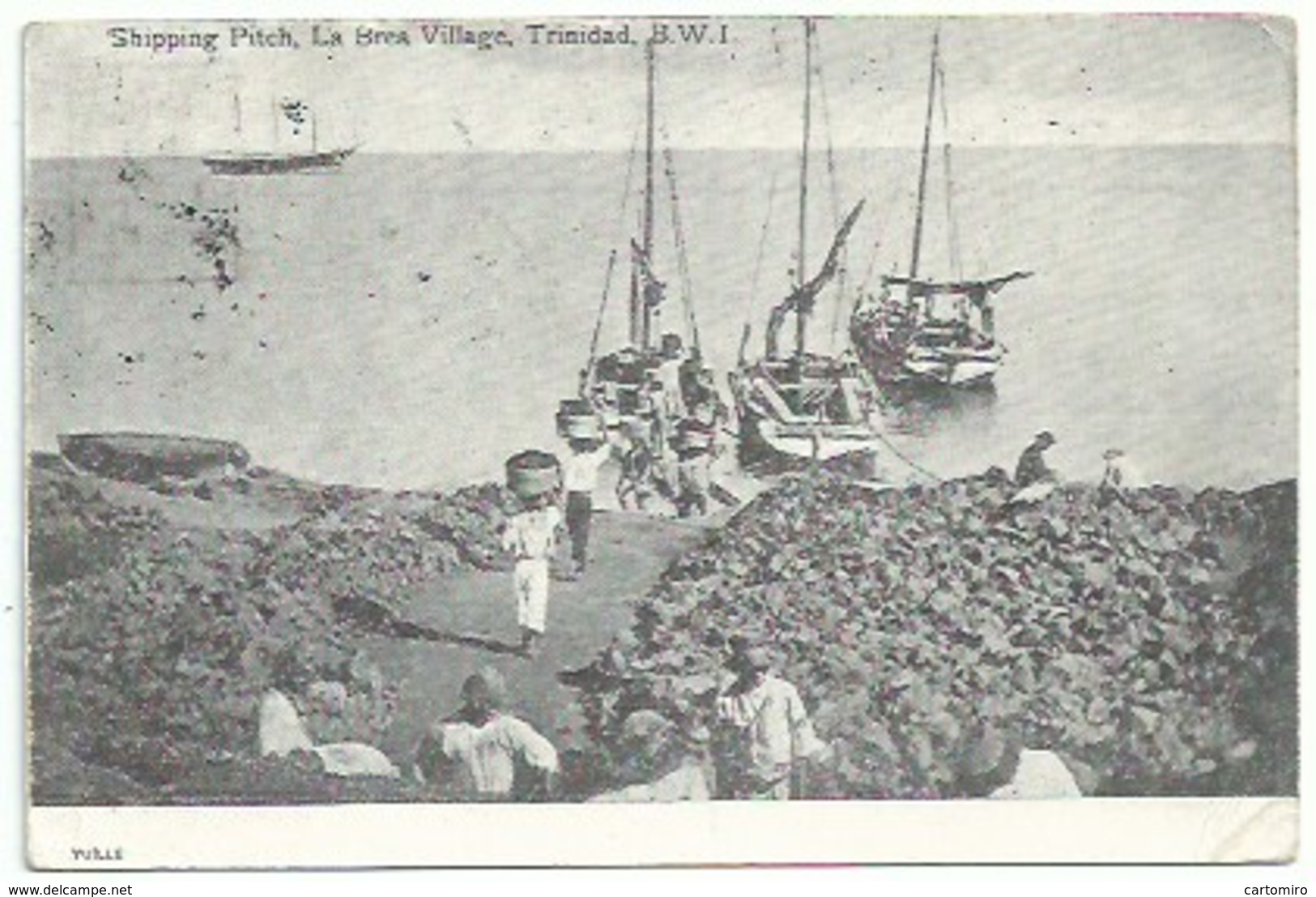 Amérique - Antilles - Trinidad - Shipping Pitch , La Bréa Village , Trinidad , B W I - Trinidad