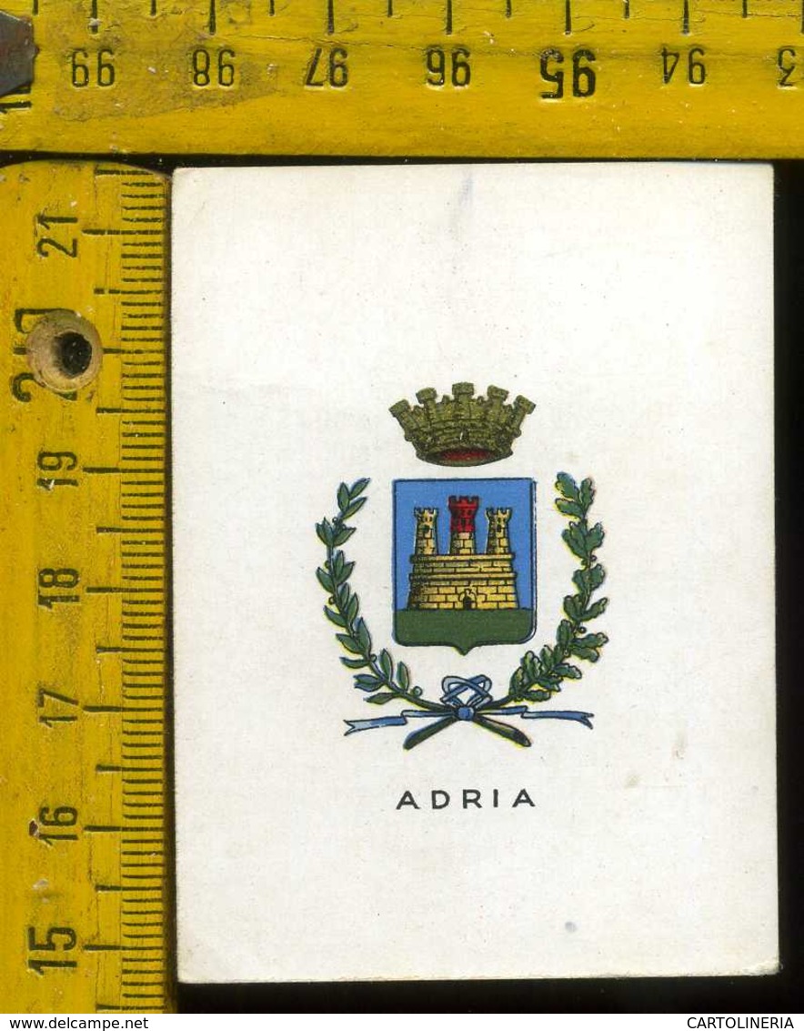 Figurina Brioschi Araldica Stemmi Città Italiane Serie 3 N° 34 A -  Adria - Altri & Non Classificati