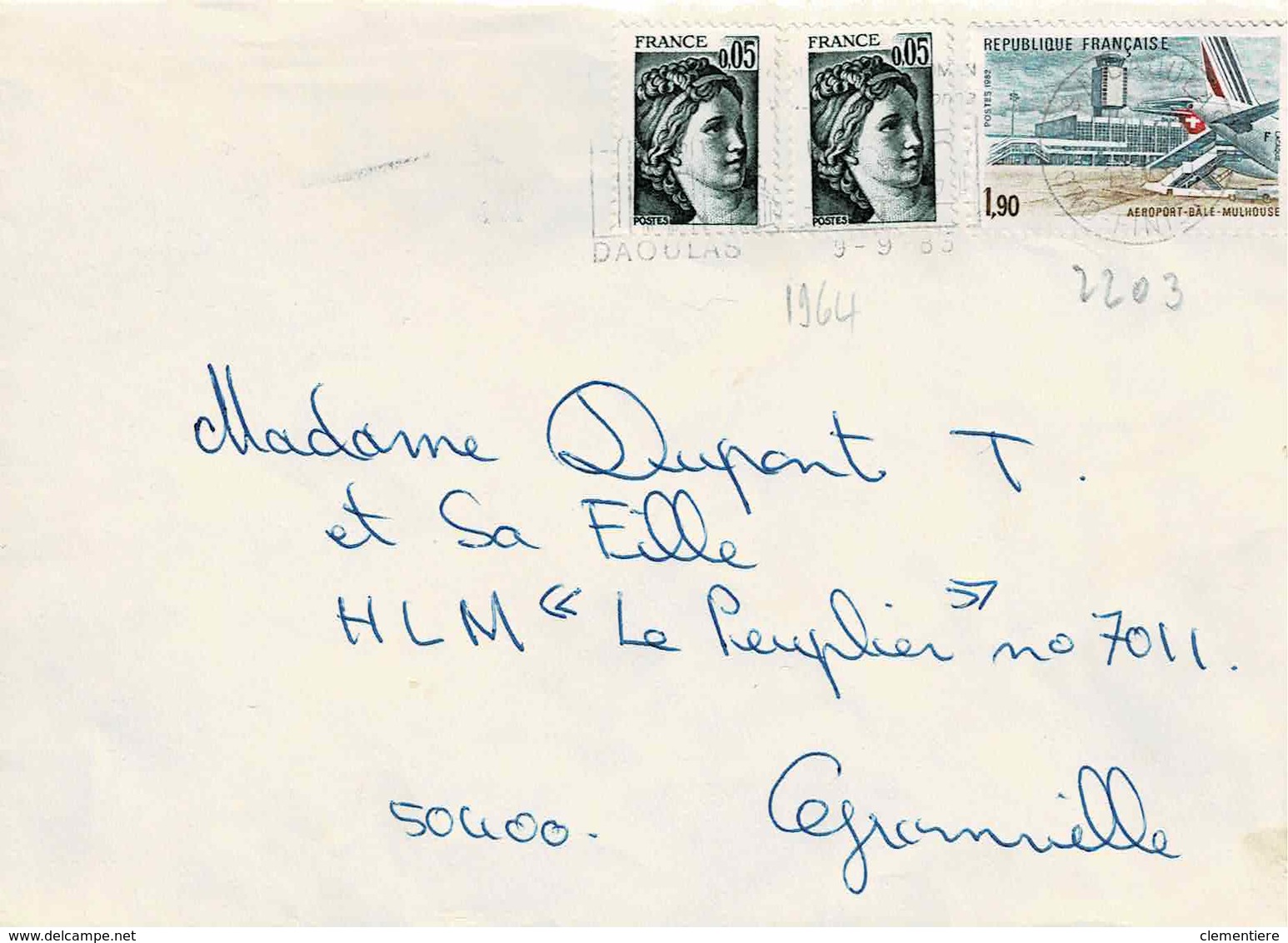 TP  N°  2203 Et 1964 Sur Enveloppe De Daoulas - 1961-....