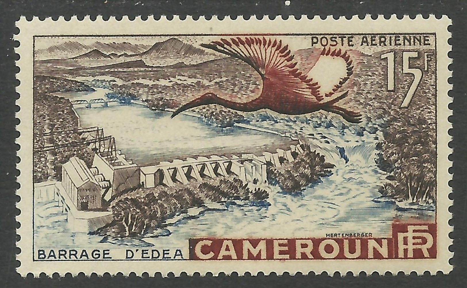 CAMEROUN 1953 - YT PA 43** - Unused Stamps