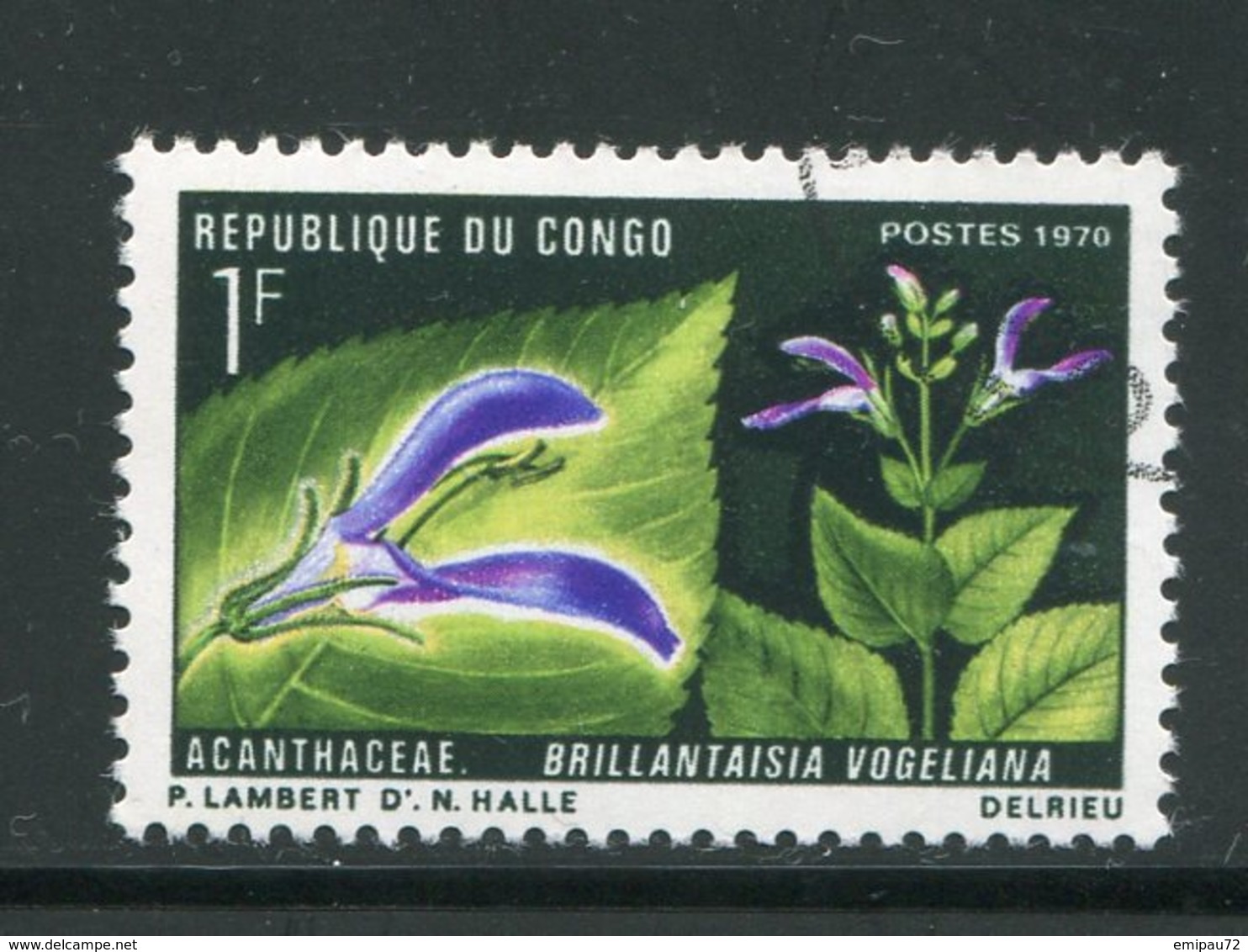 CONGO- Y&T N°268- Oblitéré (fleurs) - Oblitérés