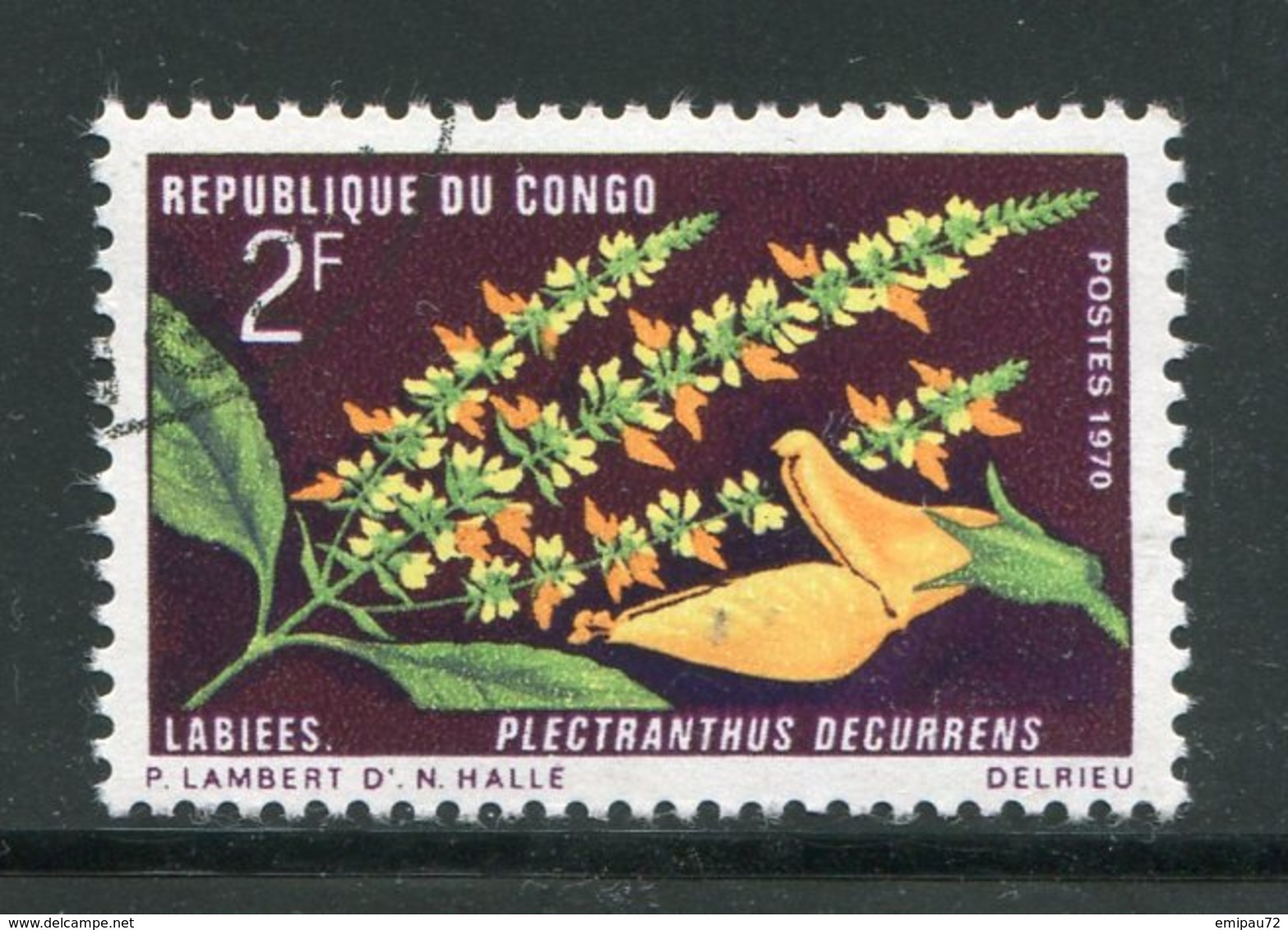 CONGO- Y&T N°269- Oblitéré (fleurs) - Oblitérés